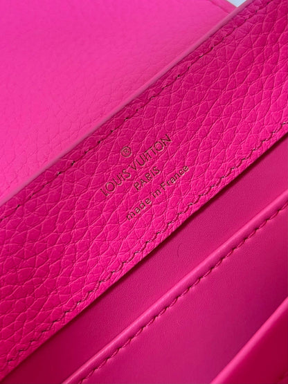 LV Capucines Mini Fluo Pink