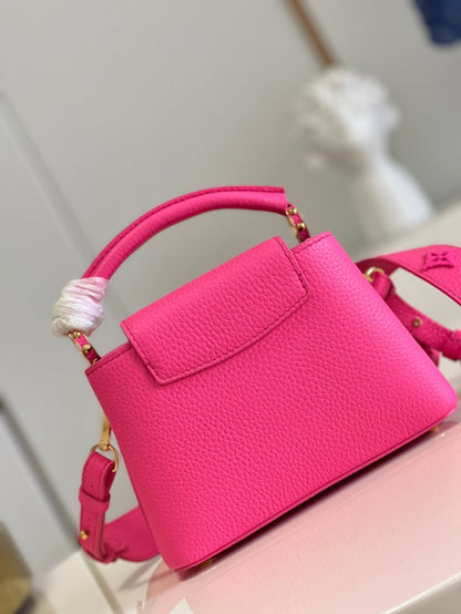 LV Capucines Mini Fluo Pink