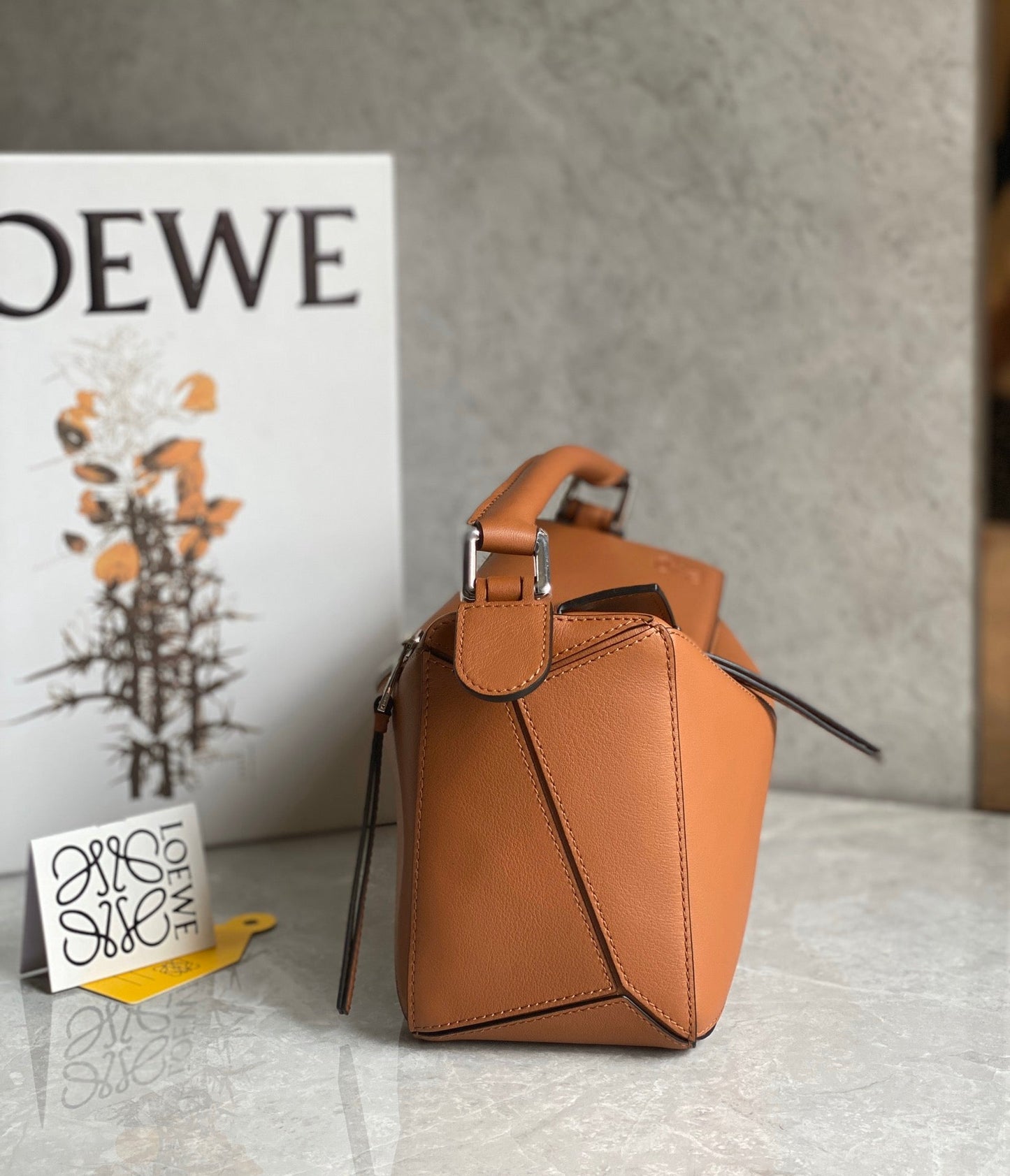 Puzzle Bag Brown