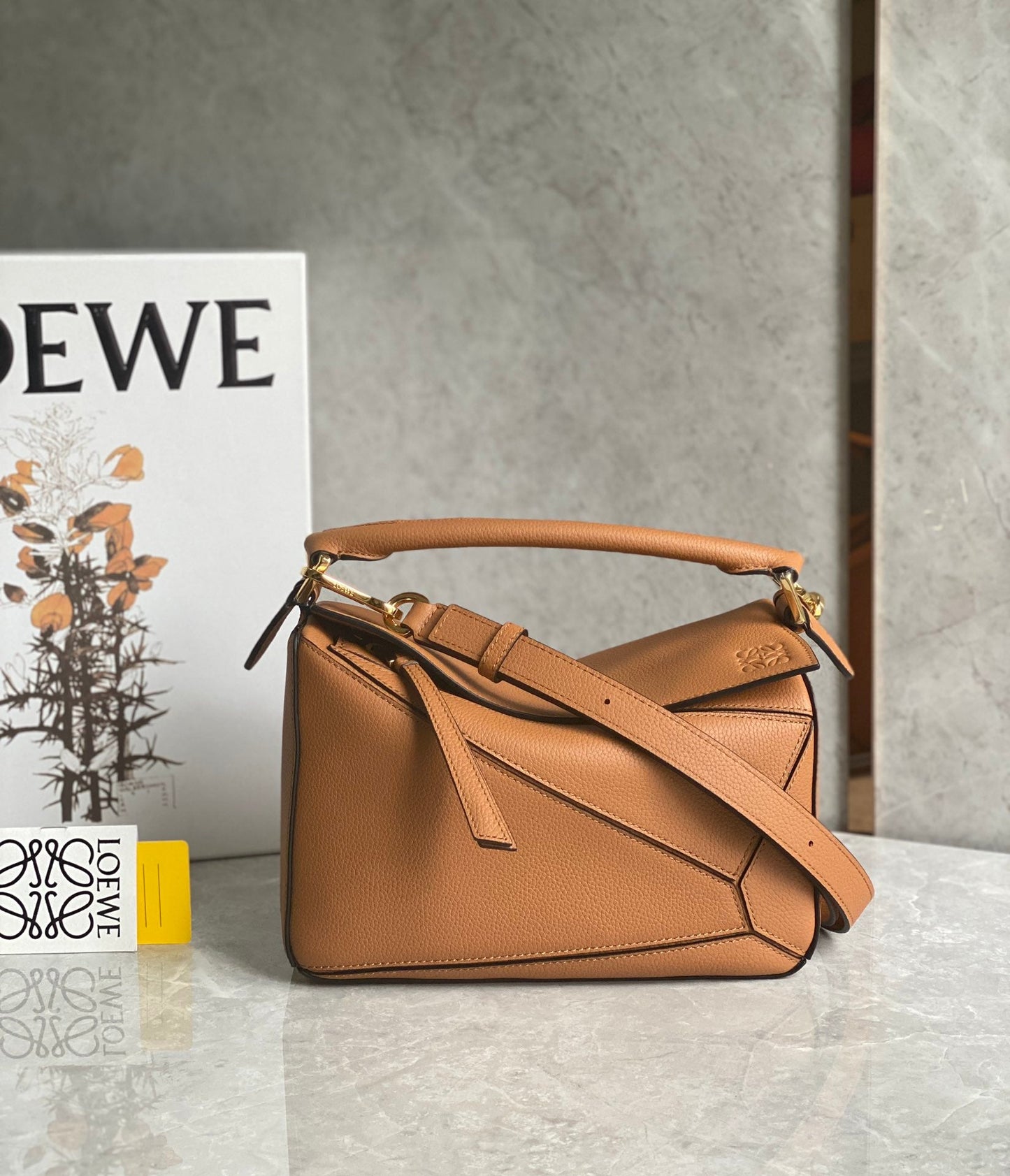Puzzle Bag Tan