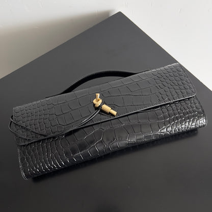 BV Andiamo Clutch Ostrich