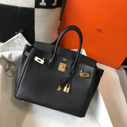 H Birkin Togo Leather Black