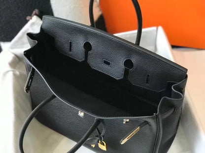 H Birkin Togo Leather Black