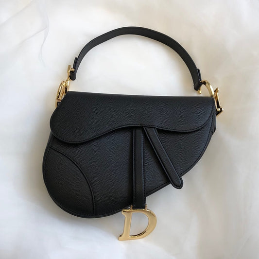 D Saddle Bag Black