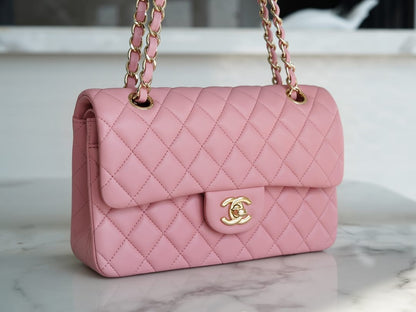 CC Classic Flap Bag Pink