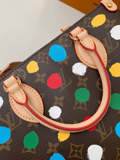 LV  x YAYOI KUSAMA OnTheGo PM Painted Dots