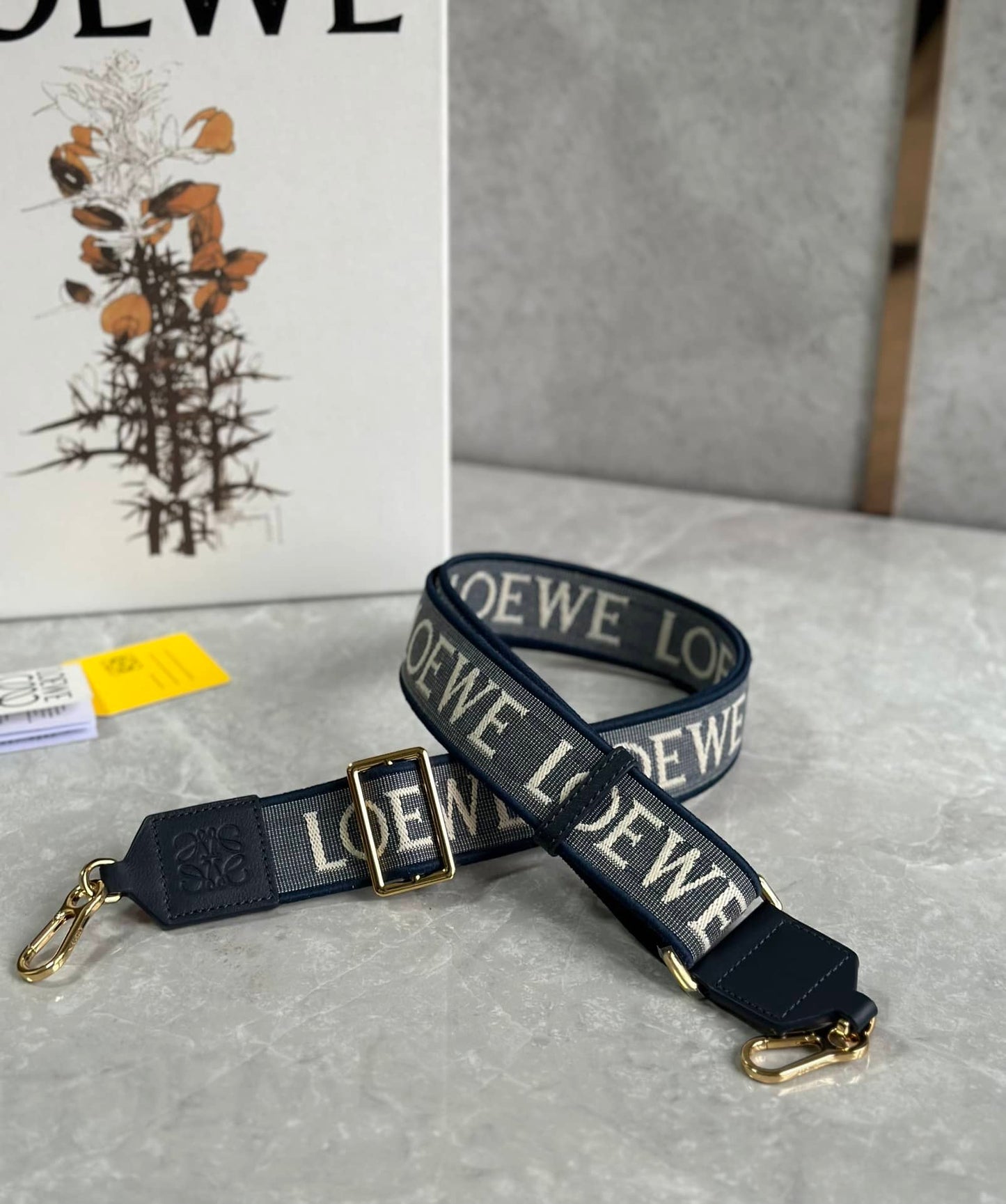 Anagram Wide Shoulder Strap Navy