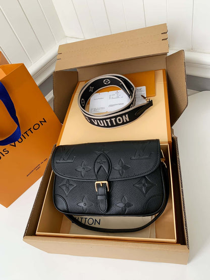 LV Diane Satchel Black