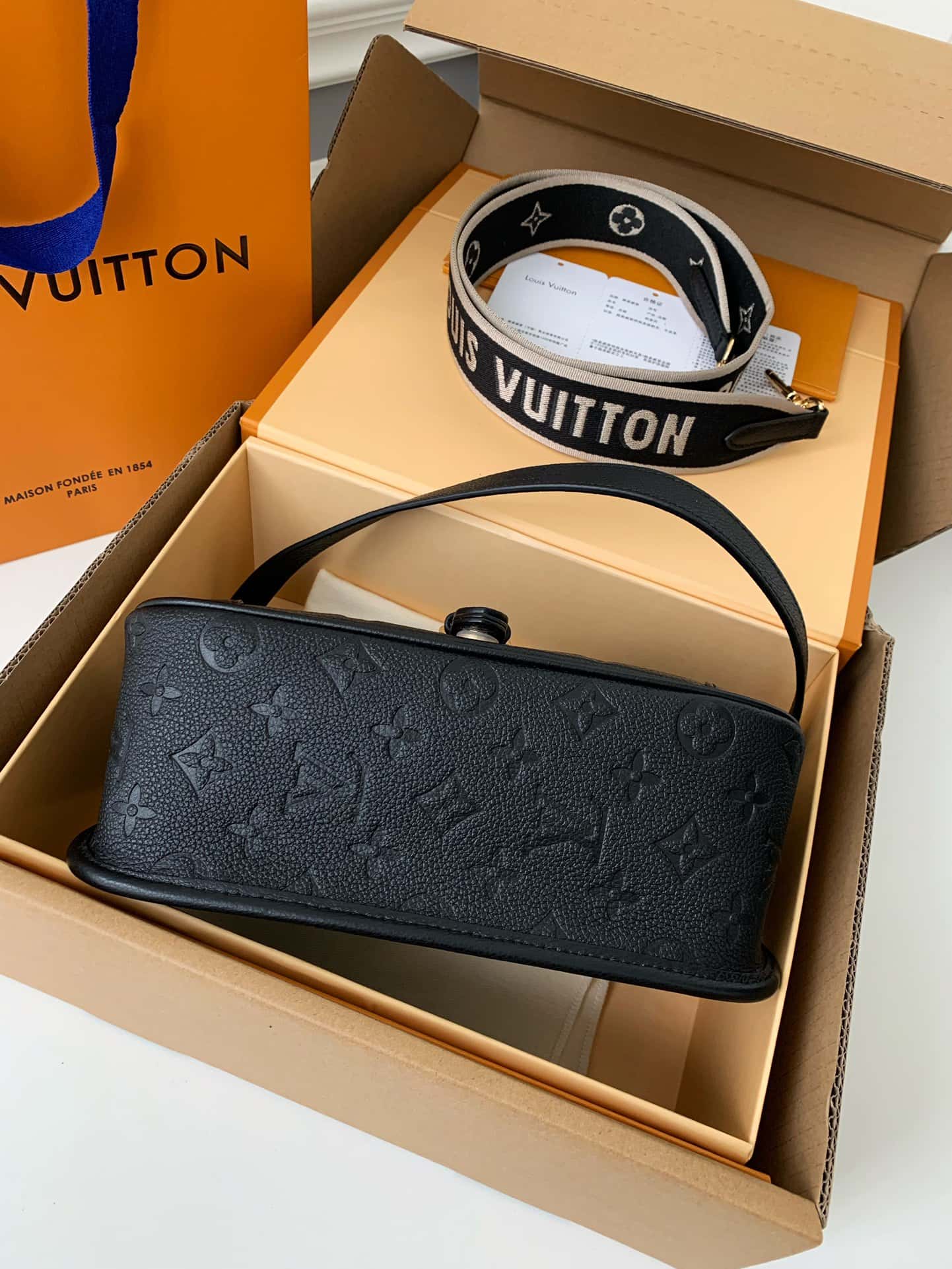 LV Diane Satchel Black