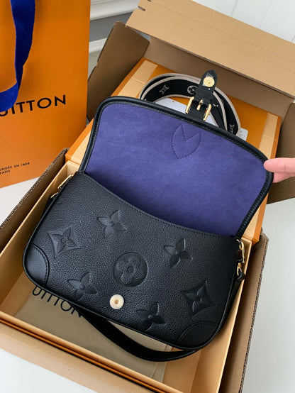 LV Diane Satchel Black
