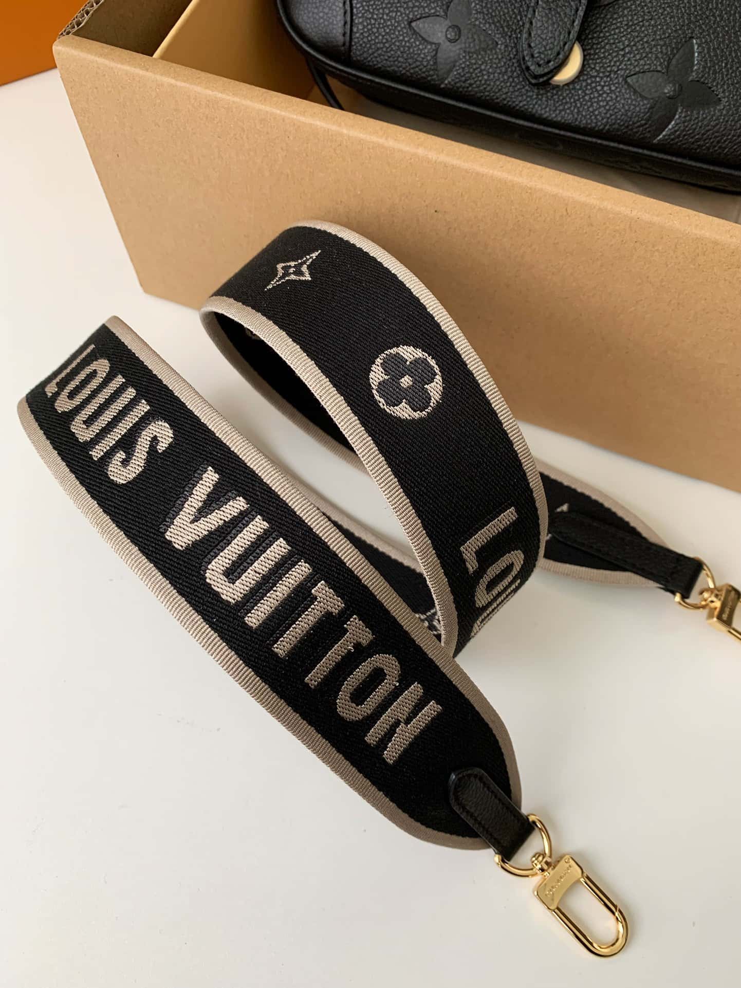 LV Diane Satchel Black