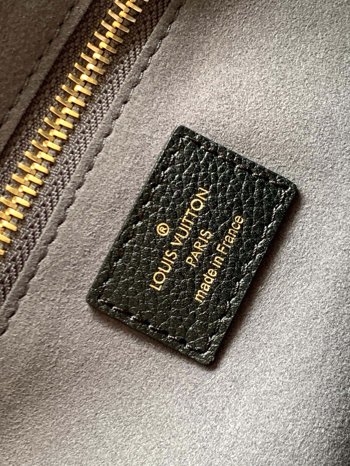 LV Neverfull MM Black/Beige