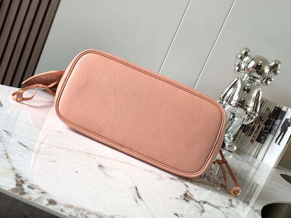 LV Neverfull MM Trianon Pink/Crème