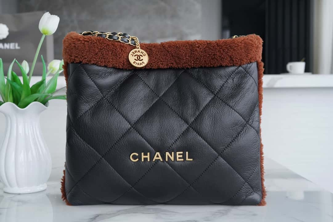 CHANEL Limited Seasonal Suede Lambskin Black