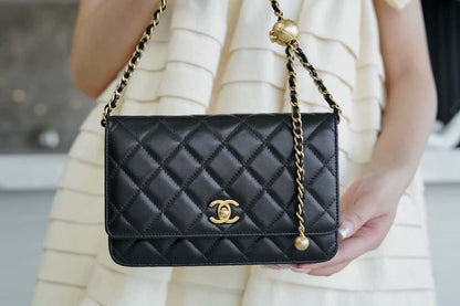 CHANEL Wallet On Chain Black