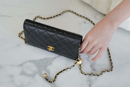 CHANEL Wallet On Chain Black