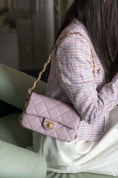 CC 24K Small Flap Bag