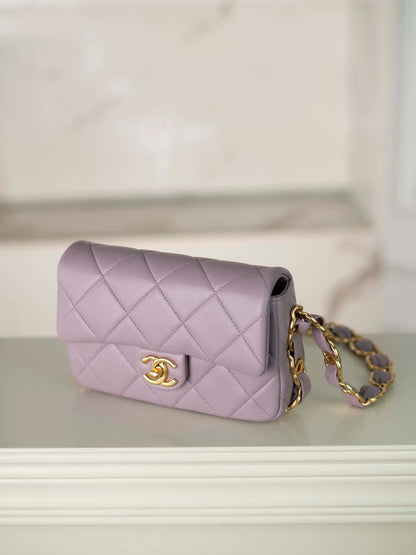 CC 24K Small Flap Bag