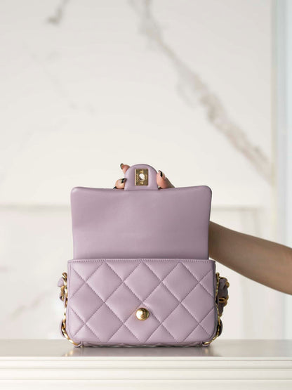 CC 24K Small Flap Bag