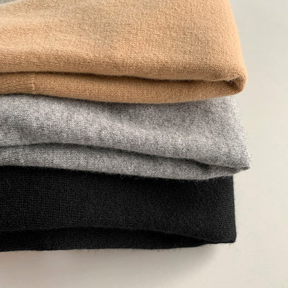 TOTEME Wool Blend Turtleneck – Knitted Winter Pullover with Side Slit
