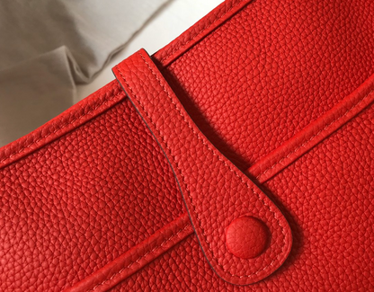 HERMES Evelyne Bag Red