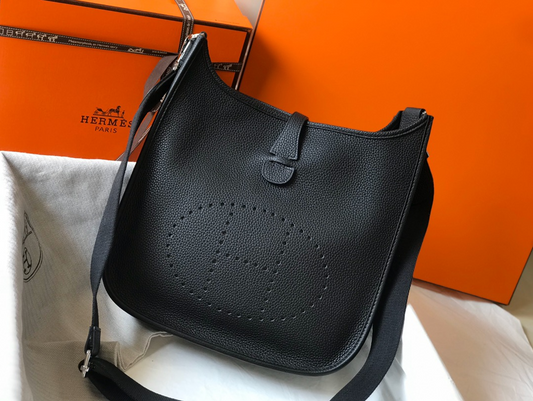 HERMES Evelyne Bag Black