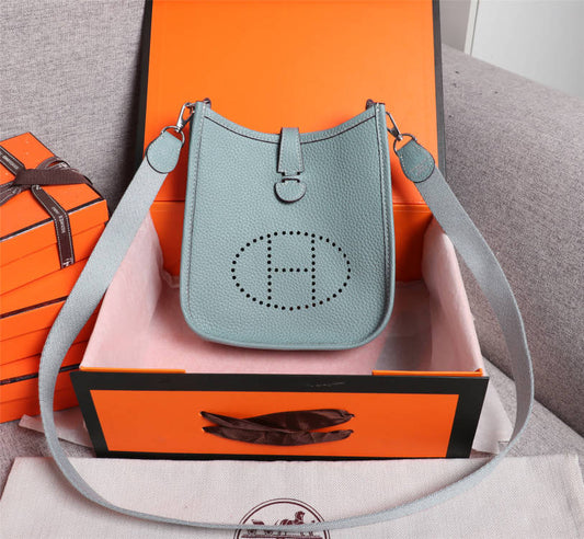 HERMES Evelyne Bag Storm Grey