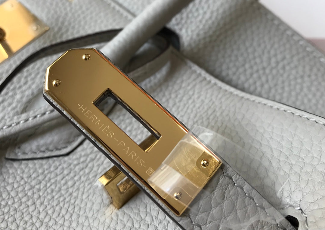 HERMES Togo Leather Pearl