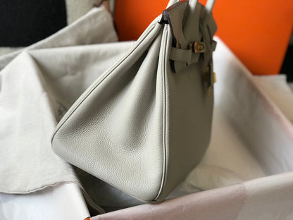 HERMES Togo Leather Pearl