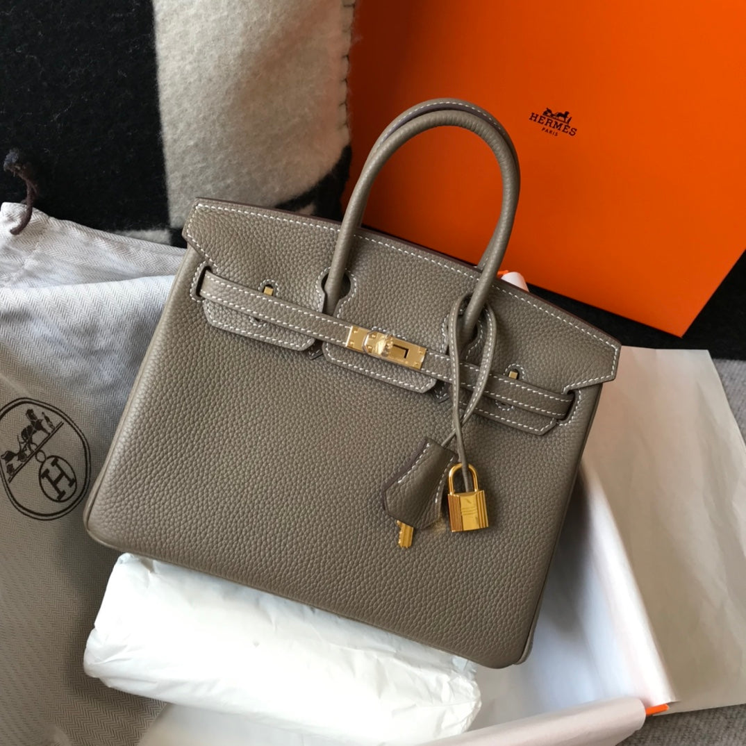 Hermes Togo Leather Etoupe