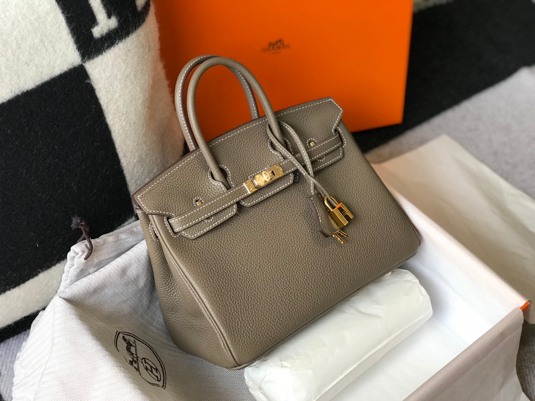 Hermes Togo Leather Etoupe