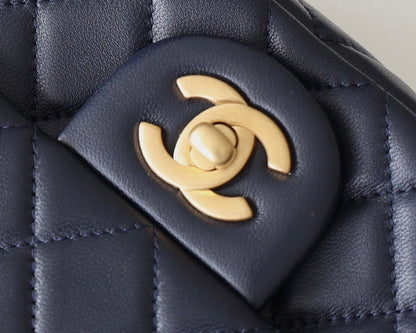 CHANEL Classic Mini Flap Bag Navy Blue