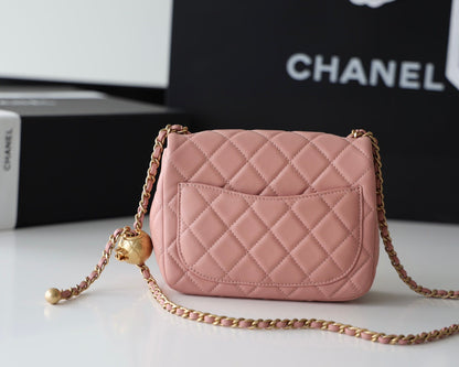 CHANEL Classic Mini Flap Bag Rose Pink