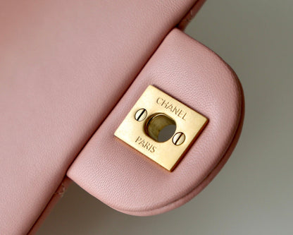 CHANEL Classic Mini Flap Bag Rose Pink