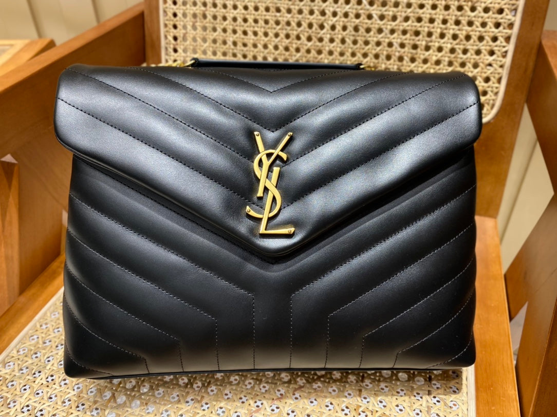 YSL Loulou Medium Bag Black