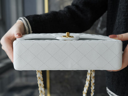 CHANEL Classic Flap Bag White